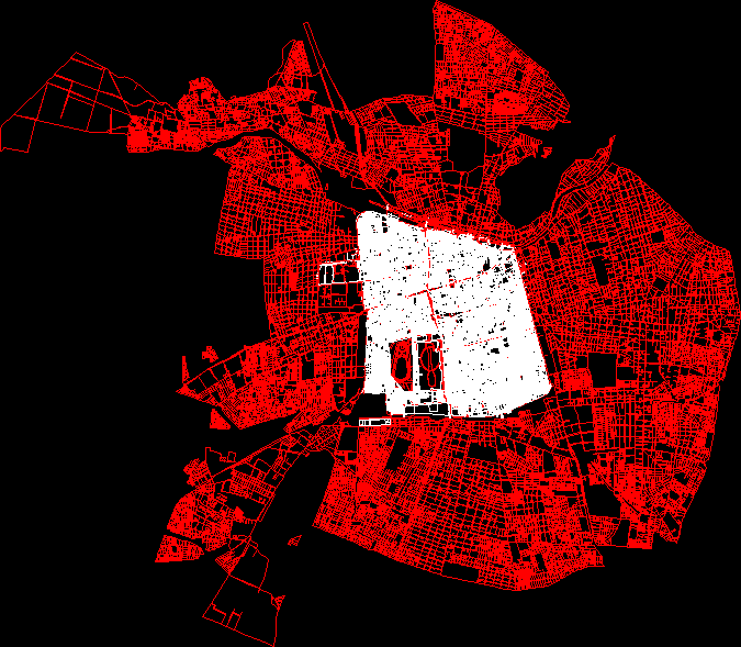 Mappa completa di Santiago del Cile