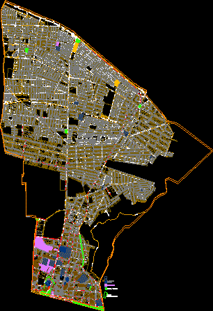Map of recoleta - chile