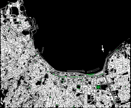 Valparaíso. mapa de endereços