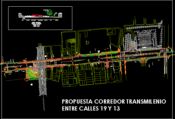 Vorschlag für einen Transmilenio-Korridor
