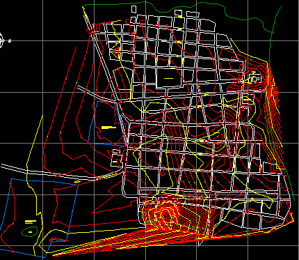 Mappa del comune di Cordova; bolivar
