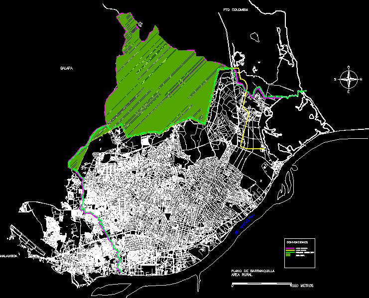 Mappa di Barranquilla 2