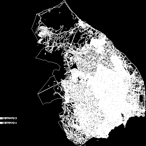 Karte von Barranquilla, Kolumbien