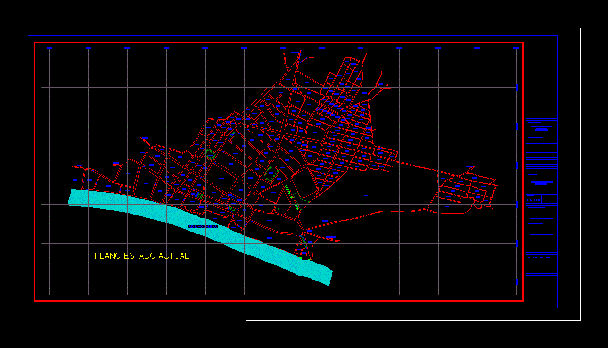 Gesamtplan von Santa Ana Magdalena