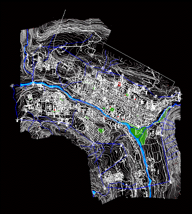 Mappa urbana di san gil