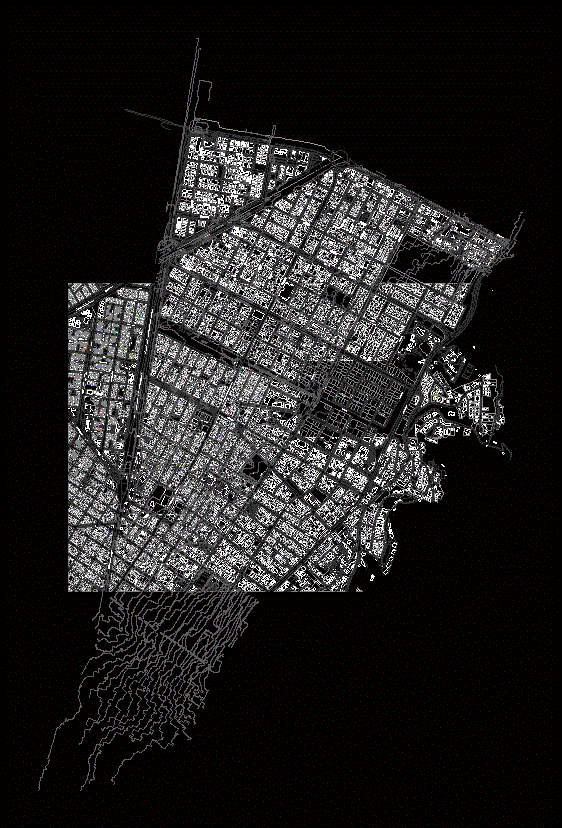 Mapa de bairro pequeno