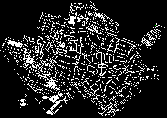 Mapa do município de Bailen; província de jaén; Espanha