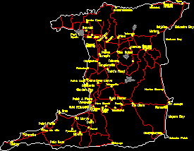 carte du pays trinidad et tobago