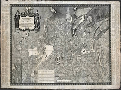 Plan von Granada von 1795-96