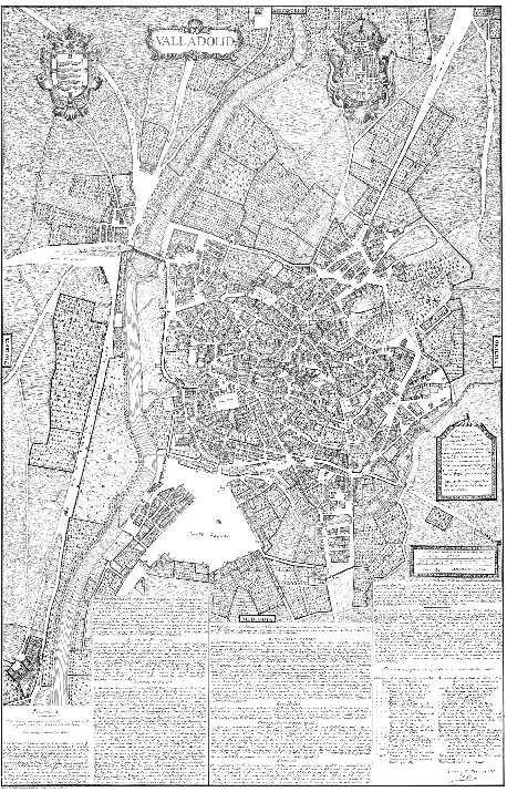 Plano de valladolid1738