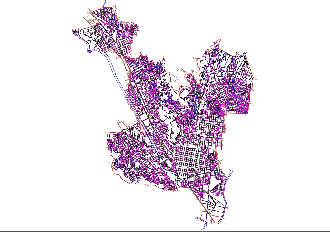 Mapa Urbano Estilizado