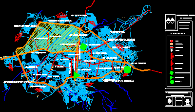 Mappa della città di Morelia