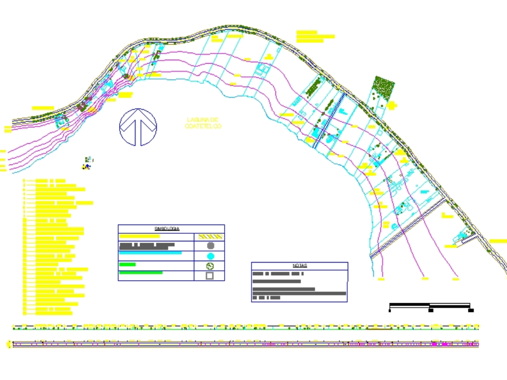 Plano Topografico Laguna de Cometelco