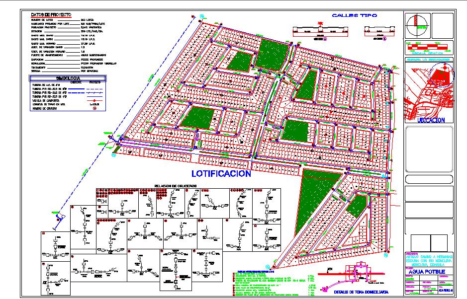 Plano de Lotificacion Residencial