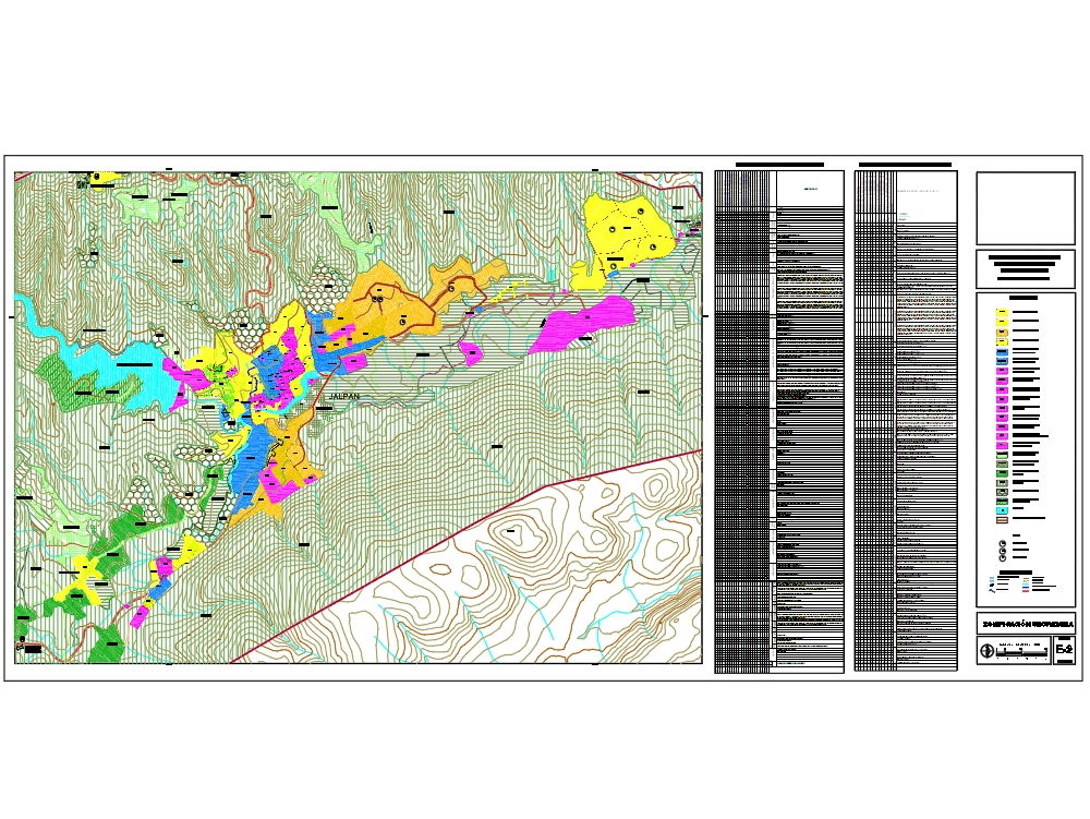 Mapa Topografico y Geologico de Desarrollo Urbano