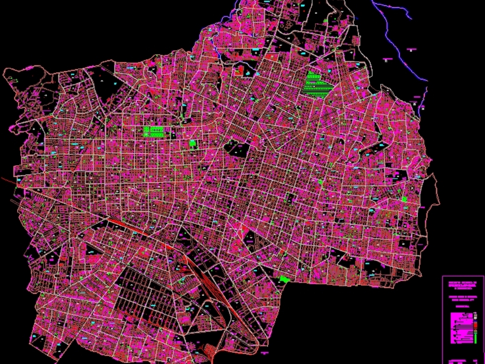 Plano Urbano de Guadalajara