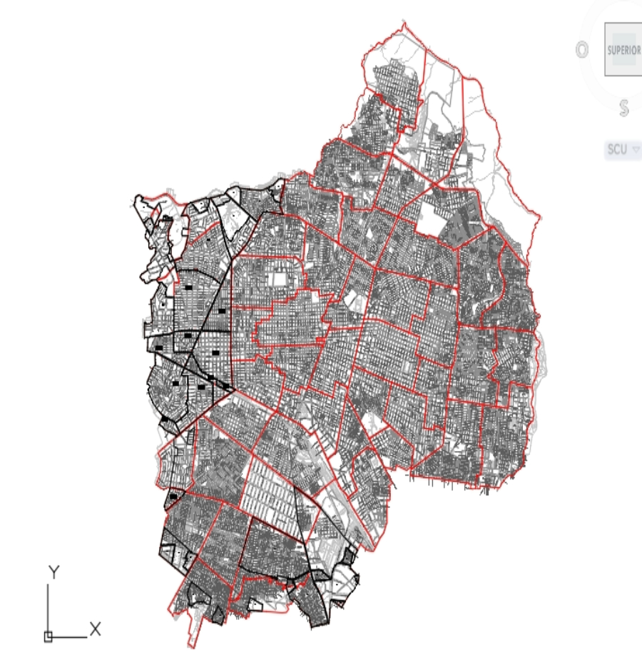 Plano Urbano de Guadalajara en DWG