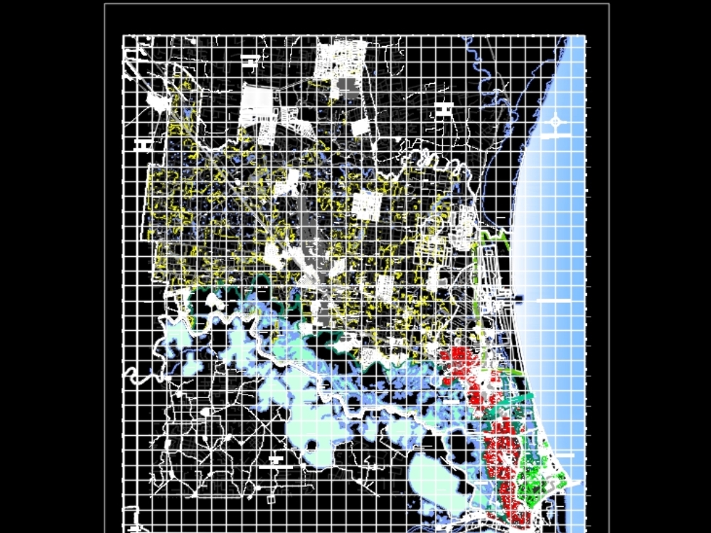 Mapa Urbano Detallado de Tamaulipas