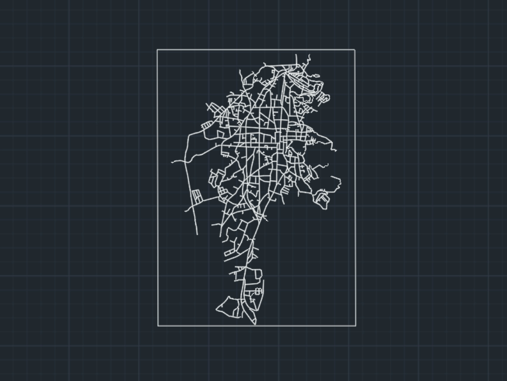 Analisis del Trazado Urbano: Diagramas Arquitectonicos en CAD