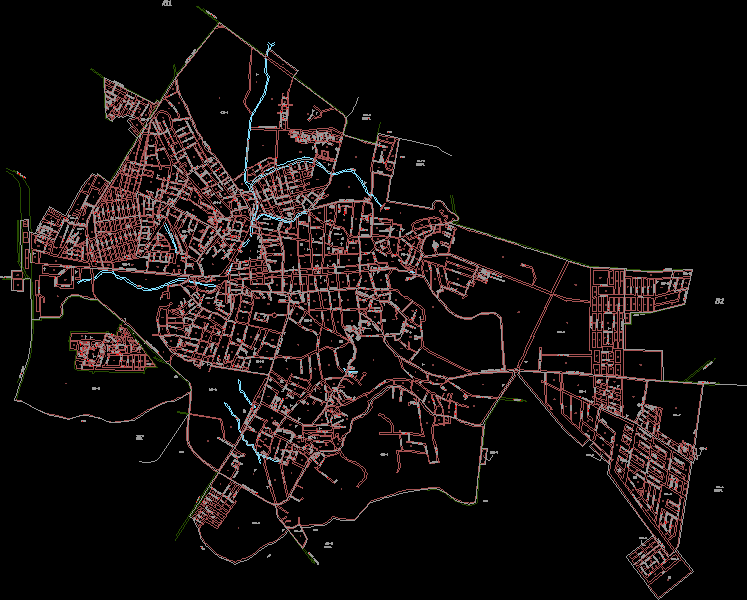 San Miguel de Allende; tracé urbain