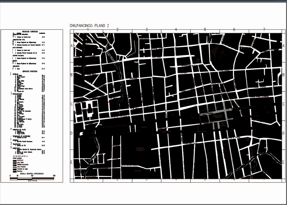 Plano Urbano de Chilpancingo
