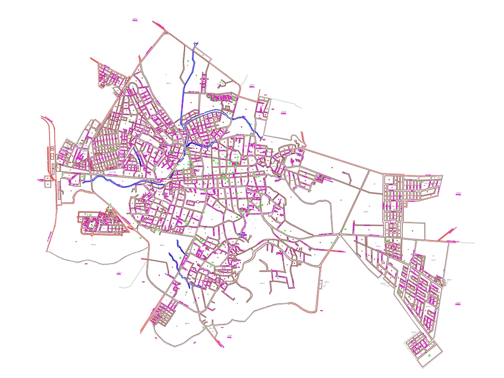 Plano Topografico de Desarrollo Urbano