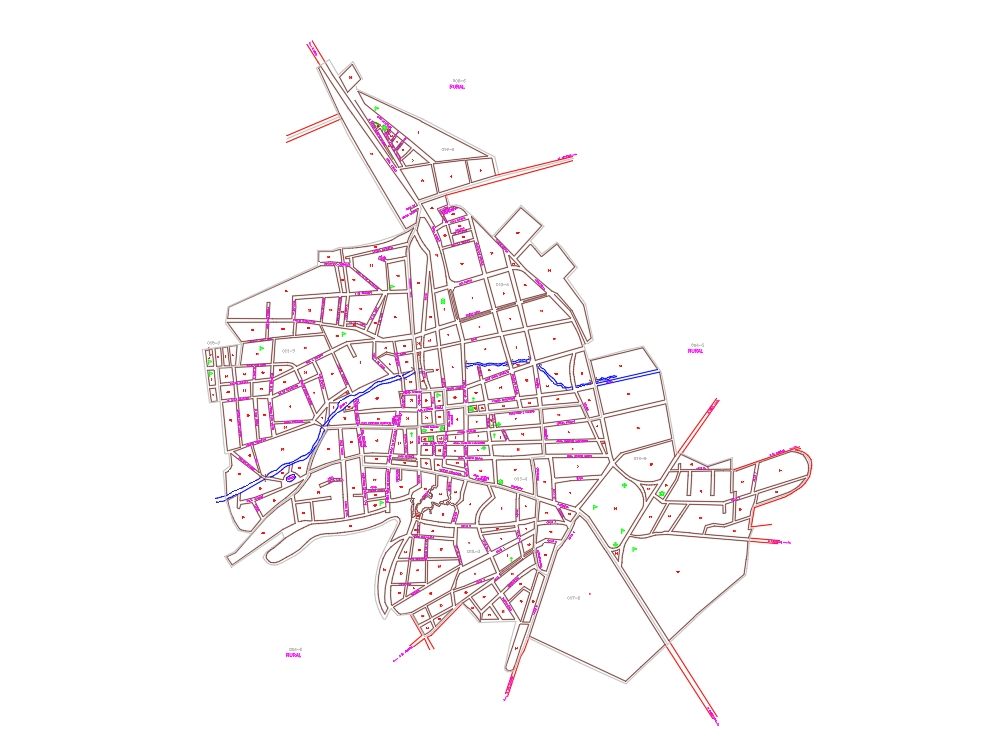 Plano Urbano Detallado
