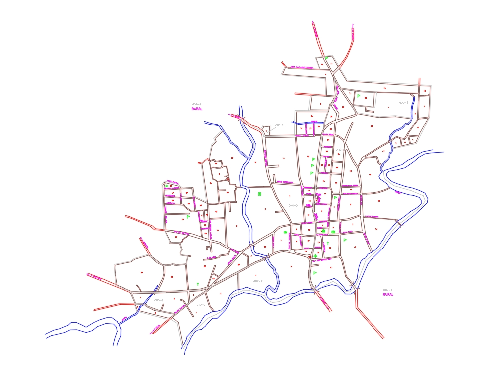 Plano Urbano de Coroneo
