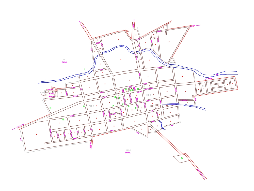 Plano Topografico de Desarrollo Urbano