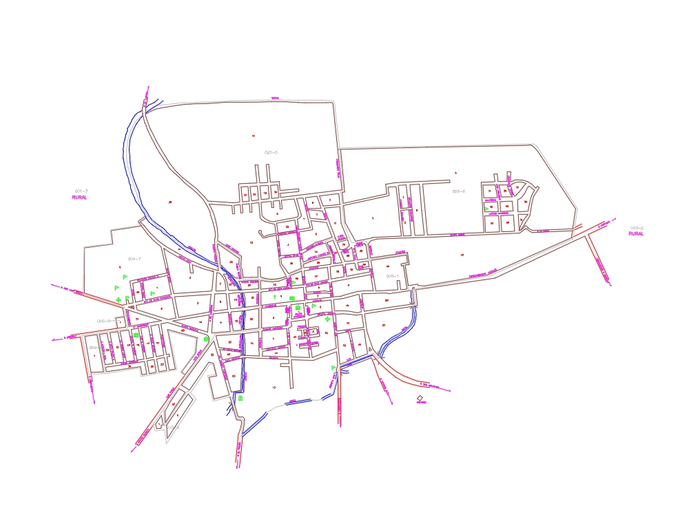 Plano Urbano de Huanimaro