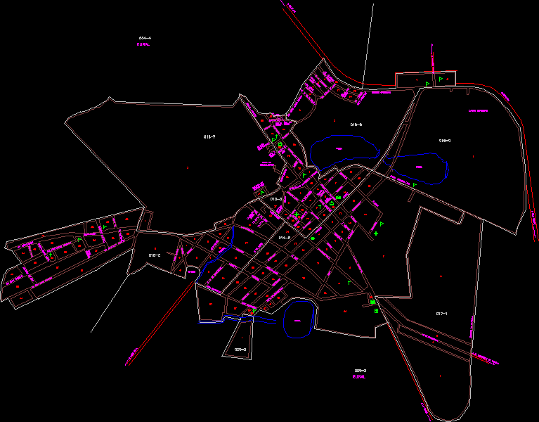 Planificacion Urbana: Distribucion Estructural y Funcional en areas Rurales