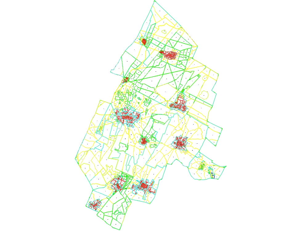 Mapa Urbano de Temascalapa