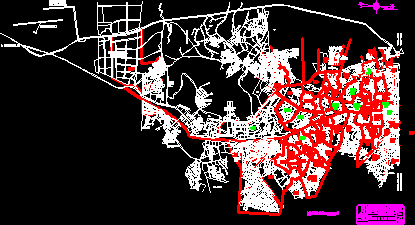Plano de la ciudad de nogales