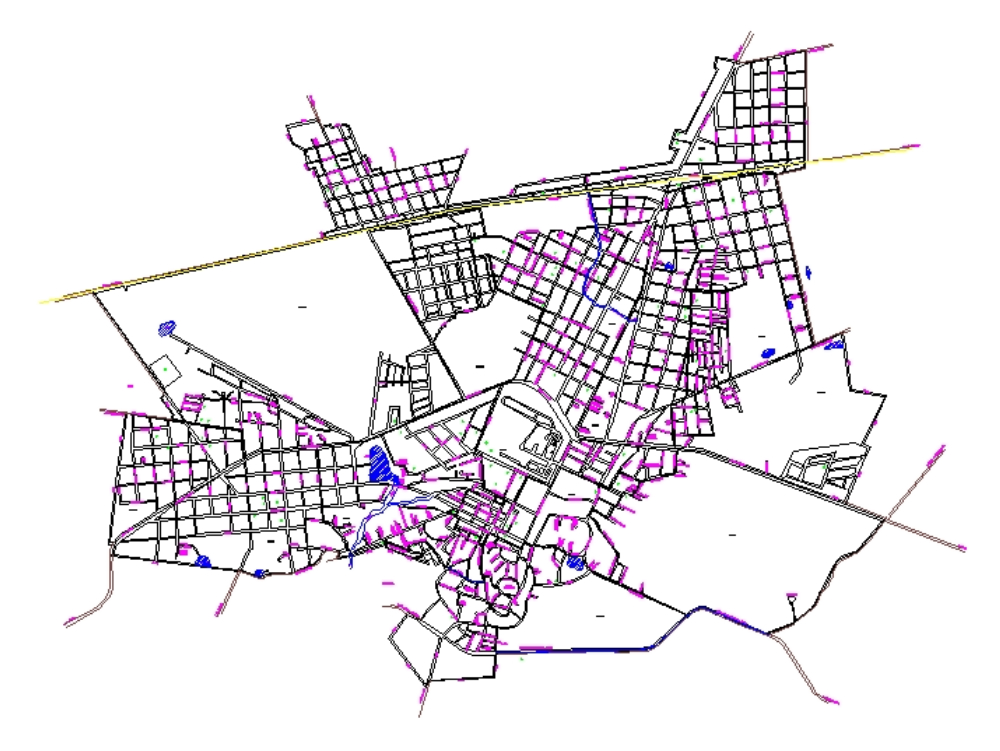 Plano Urbanistico de ebano, San Luis Potosi