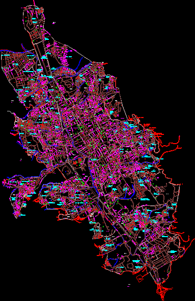 Base map of chilpancingo gro.