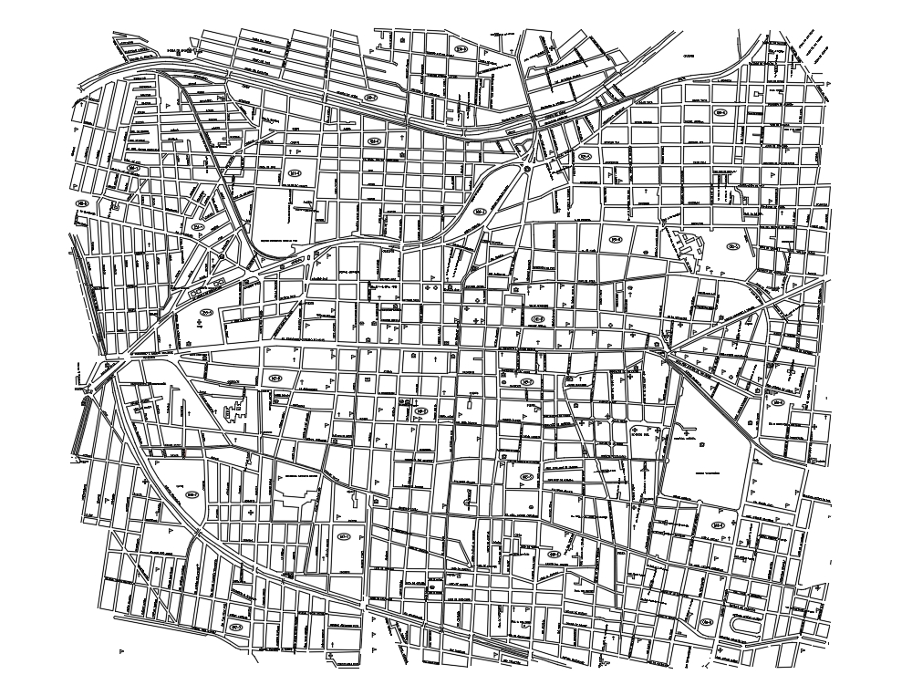 Estructura Urbana: Plano Detallado de Morelia