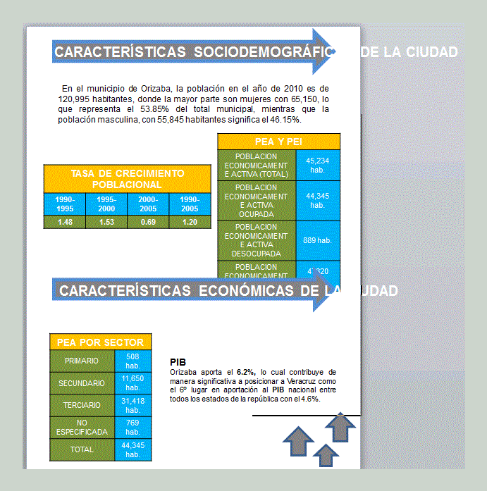 Analisis Socioeconomico de Orizaba: Infraestructura y Crecimiento