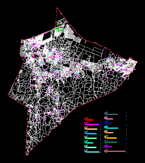 mapa de xochimilco