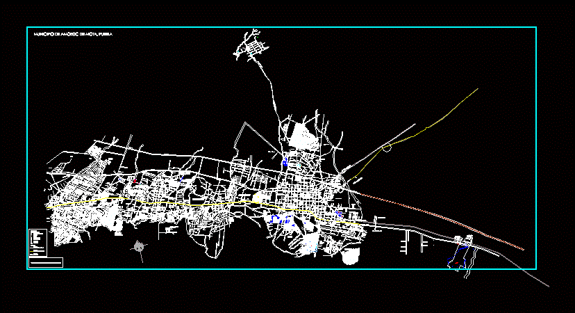 Map of mota puebla amozoc