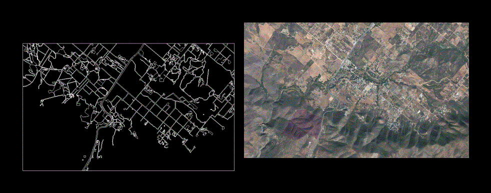 Traza urbana san antonio de las minas y valle de guadalupe