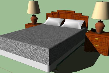 cama 3d skp