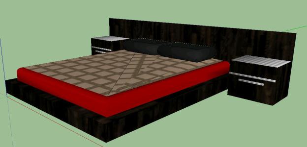 2d 3 seater bed