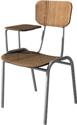 Formalite-Stuhl mit 3D-Max-Palette