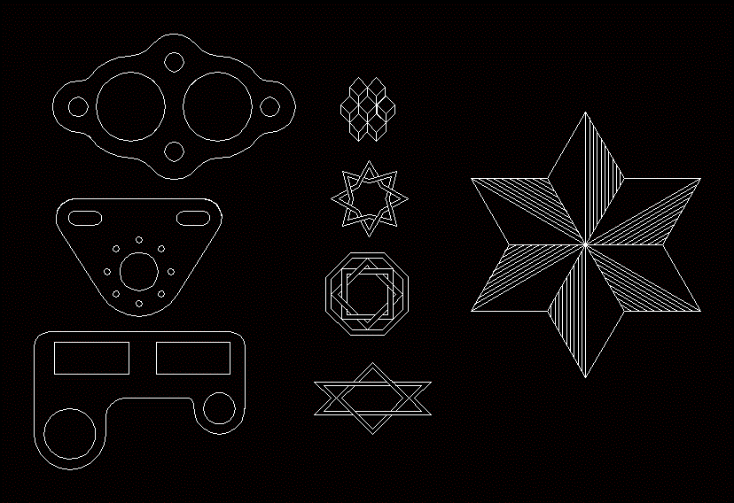 practice autocad drawings