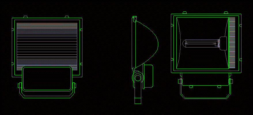 400w Reflector In DWG 90 12 KB CAD Library 400w Reflector In DWG 90 12 KB CAD Library