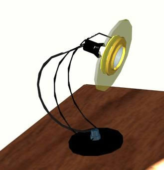 3D-Schreibtischlampe