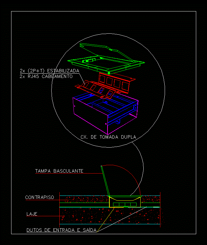 Caja de piso