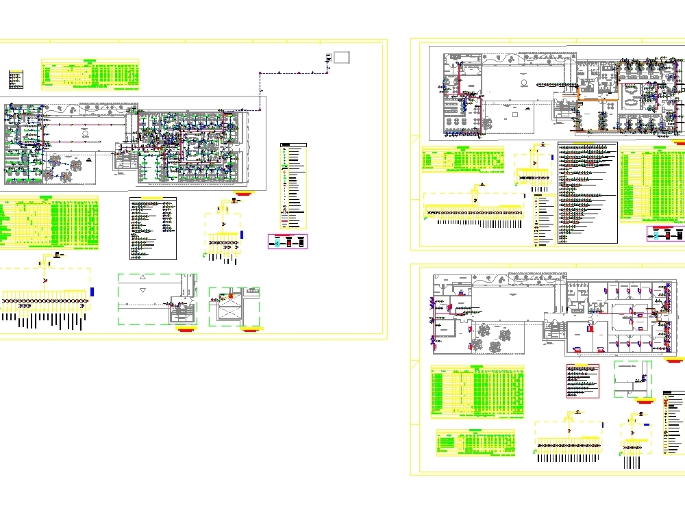 Electrical and hvac project - autocad