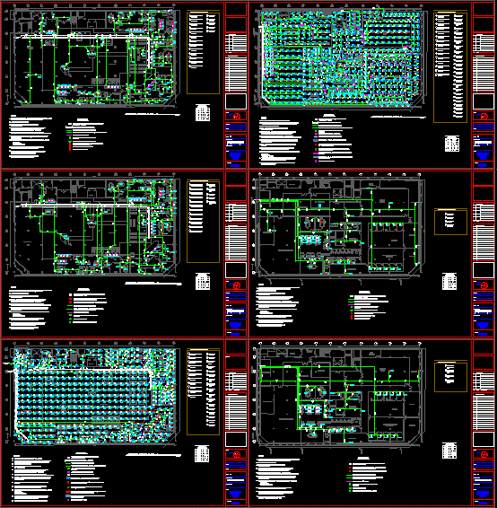 Planos electricos de edificio comercial y de oficinas