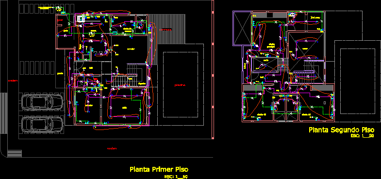 Vivienda dos plantas - proyecto electrico